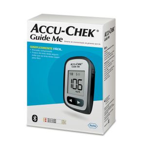 Kit Monitor de Glicemia Accu-Chek Guide Me 10 Tiras