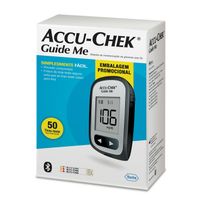 Kit Monitor de Glicemia Accu-Chek Guide Me 50 Tiras
