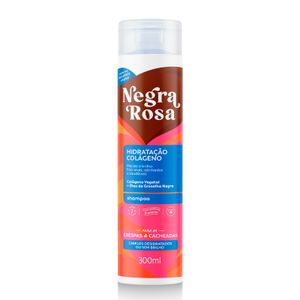 Shampoo Negra Rosa Hidratação Colágeno Crespas e Cacheadas 300ml