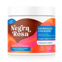 Máscara Capilar Negra Rosa Hidratação Colágeno 500g