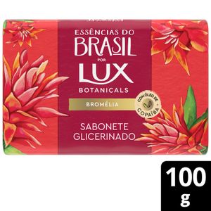 Sabonete em Barra Glicerinado Lux Botanicals Essências Do Brasil Bromélia 100g