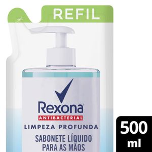 Sabonete Líquido Para As Mãos Rexona Limpeza Profunda Refil 500ml