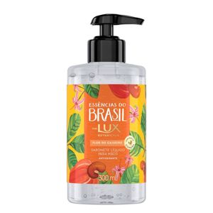 Sabonete Líquido Para Mãos Lux Botanicals Essências Do Brasil Flor Do Cajueiro 300ml