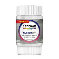 Suplemento Alimentar Centrum Mulher 50+ Select 30 Comprimidos