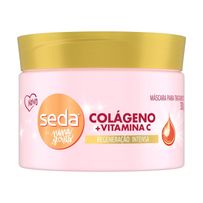 Máscara De Tratamento Seda By Niina Secrets Colágeno + Vitamina C 300g