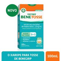Benetosse 15mg/ml Xarope Sabor Cereja Uso Oral 100ml