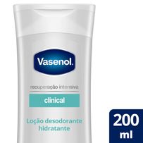 Loção Desodorante Hidratante Vasenol Recuperação Intensiva Clinical 200ML