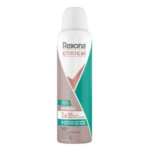 Desodorante Antitranspirante Aerosol Rexona Clinical Refresh 150ml