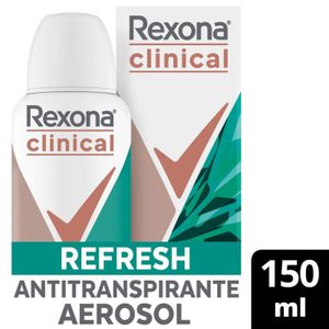 Desodorante Antitranspirante Aerosol Rexona Clinical Refresh 150ml