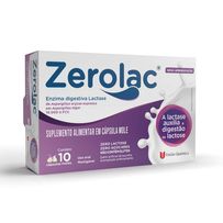 Zerolac 10.000U.FCC União Química 10 Cápsulas Moles