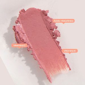 Blush Batom e Sombra Ollie FPS95 Rosa 4,5g