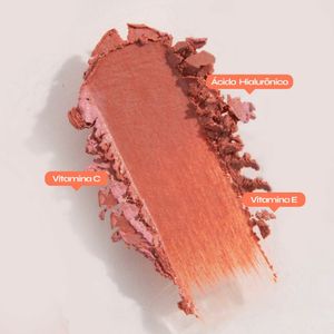 Blush Batom e Sombra Ollie FPS95 Coral 4,5g