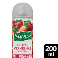 Desodorante Antitranspirante Aerosol Suave Frutas Vermelhas e Lichia 200ml