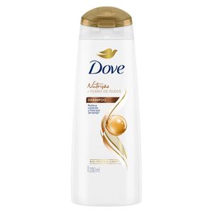 Shampoo Dove Nutrição + Fusão de Óleos 200ml