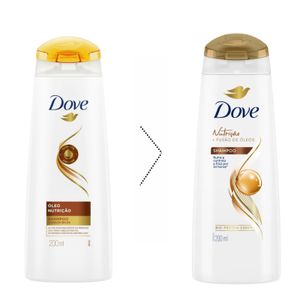 Shampoo Dove Nutrição + Fusão de Óleos 200ml