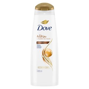 Shampoo Dove Nutrição + Fusão de Óleos Para Cabelos Secos 400ml