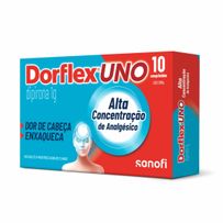 Dorflex Uno Para Enxaqueca Dipirona 1g - 10 comprimidos