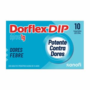 Dorflex Dip Dipirona 1g Analgésico e Antitérmico 10 Comprimidos