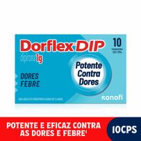 Dorflex Dip Dipirona 1g Analgésico e Antitérmico 10 Comprimidos
