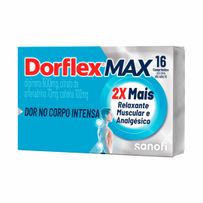 Dorflex Max Analgésico e Relaxante Muscular 16 Comprimidos