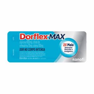 Dorflex Max Analgésico e Relaxante Muscular 4 comprimidos