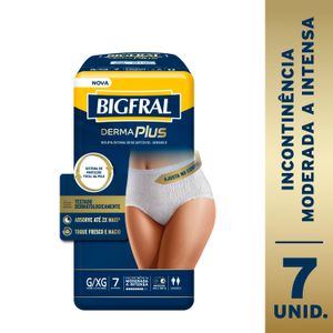 Roupa Íntima Bigfral Derma Plus G/XG 7 Unidades