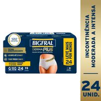 Roupa Íntima Bigfral Derma Plus G/XG Unissex 24 Unidades