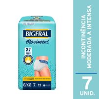 Roupa Íntima Bigfral Moviment G/XG 7 Unidades