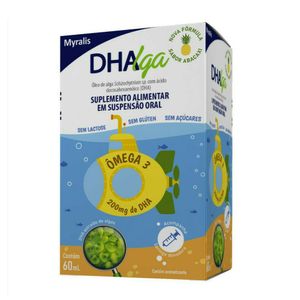 Suplemento Alimentar DHAlga Suspensão Oral Abacaxi 60ml