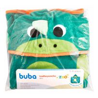 Toalha Poncho Buba Zoo Dino +12 Meses 1 Unidade
