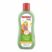 Shampoo Huggies Kids Nutrição e Força Rapunzel 360ml