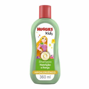 Shampoo Huggies Kids Nutrição e Força Rapunzel 360ml