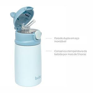 Copo Térmico Parede Dupla Buba Ursinho Azul +36 Meses 1 Unidade