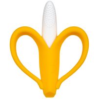 Massageador de Gengiva Banana Amarela Buba Baby +4 Meses 1 Unidade