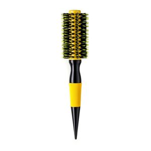Escova de Cabelo Dunya Prof Térmica Nylon e Javali 25mm Cabo Preto/Amarelo REF 854 A 1 Unidade