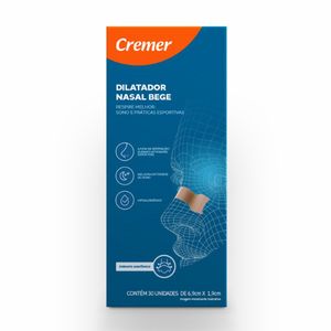 Dilatador Nasal Cremer Bege 30 Unidades