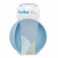 Bowl em Silicone Buba com Ventosa +6 Meses Azul 1 Unidade