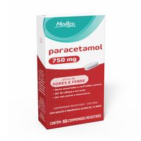 Paracetamol 750mg Medley 20 Comprimidos