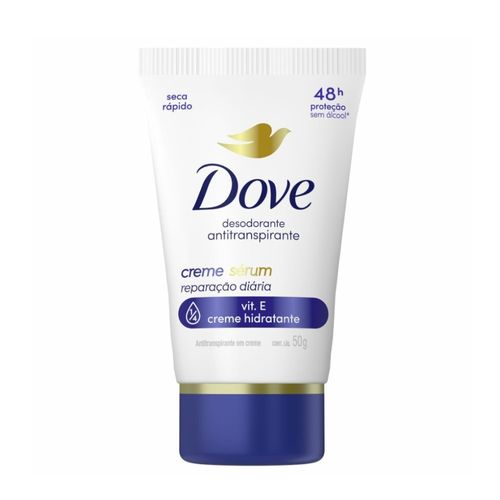 Desodorante Antitranspirante Dove Creme Sérum Reparação Diária 50g