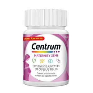 Multivitaminico Centrum Maternity 3 em 1 - 30 Cápsulas