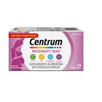 Multivitaminico Centrum Maternity 3 em 1 - 30 Cápsulas