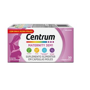 Multivitaminico Centrum Maternity 3 em 1 - 30 Cápsulas