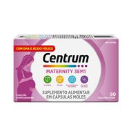 Multivitaminico Centrum Maternity 3 em 1 - 90 Cápsulas