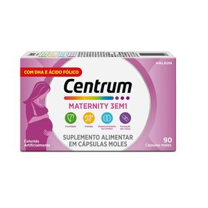Multivitaminico Centrum Maternity 3 em 1 - 90 Cápsulas