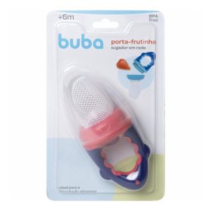Porta-Frutinhas com Sugador em Rede Buba +6 Meses Cores Sortidas 1 Unidade