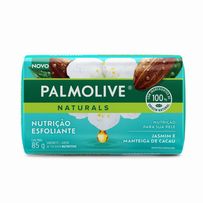 Sabonete em Barra Palmolive Naturals Nutrição Esfoliante Jasmim e Manteiga de Cacau 85g