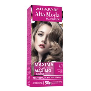 Tintura Alta Moda 8.1 - Louro Claro Cinza 150g