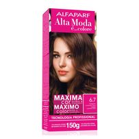 Tintura Alta Moda 6.7 - Castanho Luminoso Claro 150g
