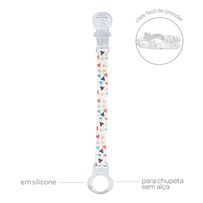 Prendedor de Chupeta Shapes Buba +3 Meses 1 Unidade