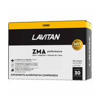 Suplemento Alimentar Lavitan ZMA Performance 30 Comprimidos